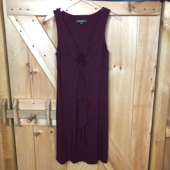 Tommy Bahama Dresses & Skirts - tommy bahama | burgundy vneck faux wrap dress